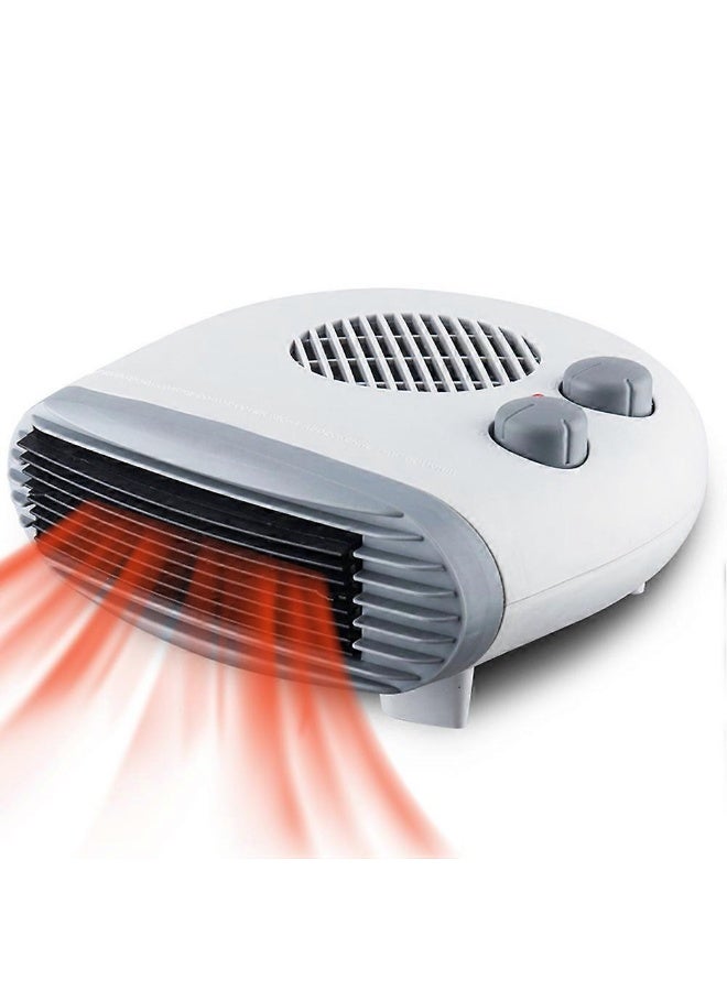 NOVA سخان مروحة نوفا NH-1228F 2000 واط سخان كهربائي محمول للمنزل والمكتب مع أوضاع هواء بارد ودافئ وساخن، ترموستات قابل للتعديل، ميزة حماية من السخونة الزائدة، مؤشر الطاقة، تسخين شتوي فعال ومضغوط - Image 1